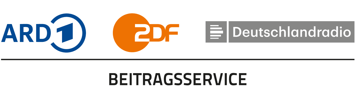 ARD ZDF Deutschlandradio Beitragsservice Logo